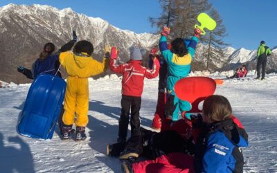 Una giornata sulla neve per Isa e Sury!