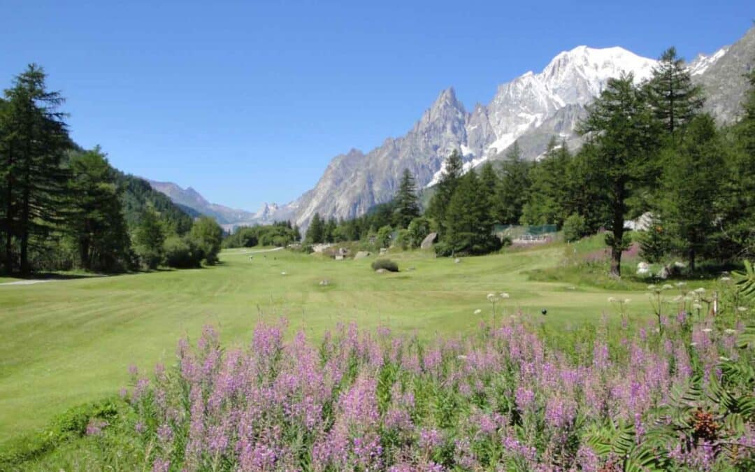 Valle d'Aosta. Campo da Golf Courmayeur